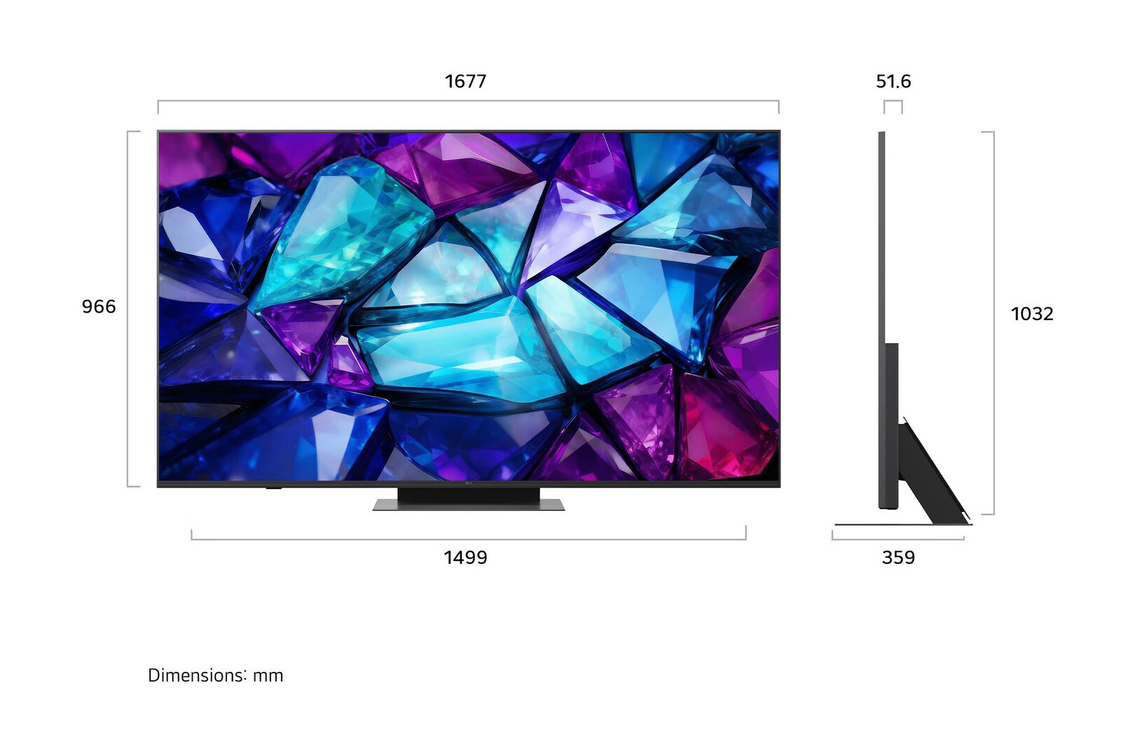 LG 75" Mini RGB MRGB88 4K AI TV - 2026